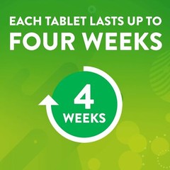 Continuous Clean Toilet Drop Ins, Helps Prevent Limescale Buildup, 3 Tablets