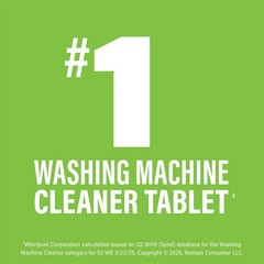 Affresh Washing Machine Cleaner, Helps Power Away Odor Causing Bacteria & Grime