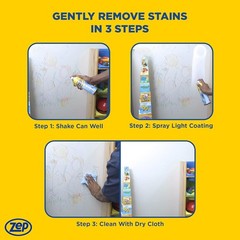 Zep ZUFWC18 Foaming Wall Cleaner, 18 oz, Clear
