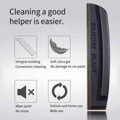 Scratch Solid Soft Silicone Handy Squeegee Car Wrap Tools Water Window Wiper Dry