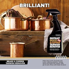 Instant Brass and Copper Tarnish Remover – 16oz Bottle of -Made Organic Rust …