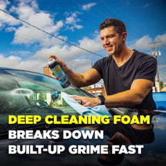 91164-2PK Premium Aerosol Glass Cleaner Spray for Car Windshields and Windows, A