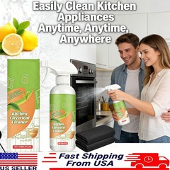 120ML Electrolyzed Ion Kitchen Cleaner Spray, Cleanse Kitchen Appliance Cleaner