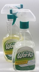 2x The Works TUB & SHOWER Cleaner SPRAY 32oz Soap Scum Rust Trigger 28.9oz 31 oz
