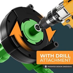 Desatascador de desagües [7,6 m] – Alimentación automática – Desatascador de des