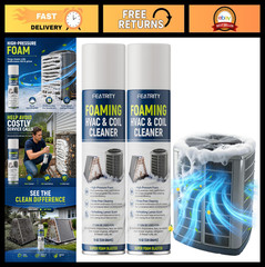Foaming AC Coil Cleaner 38oz – No-Rinse Spray for Evaporators & Condensers, HVAC