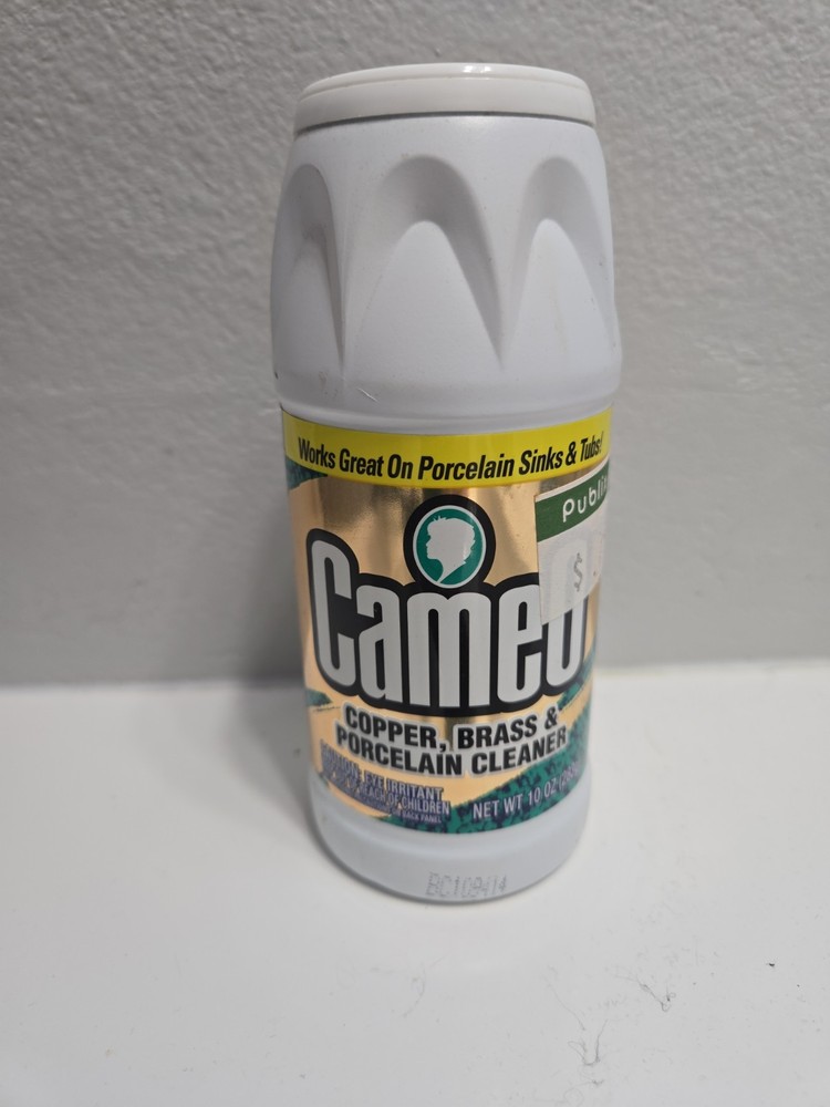 (1) CAMEO Copper Brass Porcelain Powder Cleaner 10 Oz No Phosphorus Discontinued