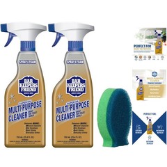 All-in-One Spray + Foam Cleaner (25.4 oz x 2) – Easily Removes Rust & Soap Scum