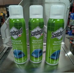 3 TOTAL Scotchgard Outdoor Water Shield Spray 13 Oz Fabric Water Repellent