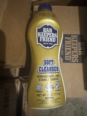6 Pack Bar Keepers Friend 26 oz. Soft Cleanser All Purpose Cleaner Brand New