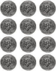 12 Pcs Stainless Steel Wool Scrubber, Steel Wool Soap Pads, Steel Wool Scrubber