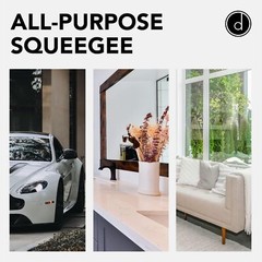 Squeegee For Shower Door Car Windshield And Glass Window 2 Extra Silicone Replac