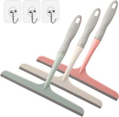 3 Pcs Shower Squeegee for Glass Doors, Car Window Squeegee, Streak-Mirror