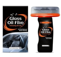 Oil Film Cleaning Brush for Car Windshield, 100g Glass Oil Film Remover with