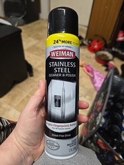 Weiman Stainless Steel Cleaner & Polish 12 Oz Aerosol Can New Streak-Free Shine