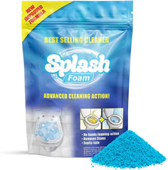 Splash Foam Toilet Cleaner – Self Activating Cleaning Powder for Toilet Bowl Cle
