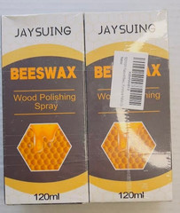 Lot of 2 JaySuing Wood Polishing Beeswax Spray 120ml Cleaner & Restoration NEW