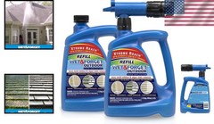 New Nozzle Outdoor Cleaner – Multi-Surface Stain Remover, 48 oz + Refill, 2 Pack