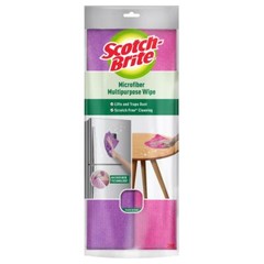 2 No. Scotch-Brite Microfiber Cloth/Wipe for Home, Kitchen, Appliance, Car Cean