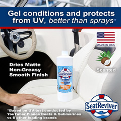 Marine Vinyl Protectant + UV Shield & Residual Bleach Neutralizer, Coconut Scent