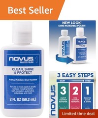 Versatile 2oz Plastic Polish – Restores Shine to Your Acrylic and Plastic