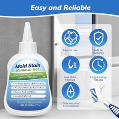 Mold-Stain Remover Gel for Washing Machine & Bathroom – Low Odor Remover Gel …