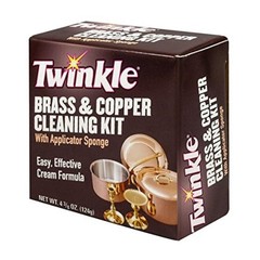 Twinkle Brass & Copper Cleaning Kit by Malco Products – 4.4 Fl. Oz. (Pack 6)