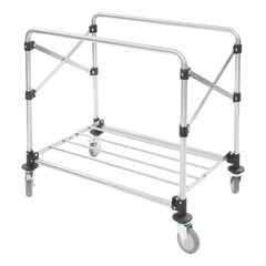 Commercial Laundry Cart Laundry Cart with Wheels Folding Laundry Cart Blue