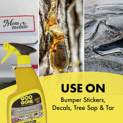 Goo Gone Automotive – Cleans Auto Interiors/ Bodies and Rims, Removes Bugs & Sti