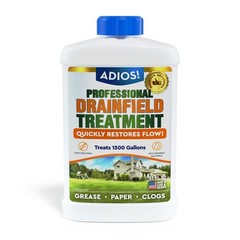 Drain Field Treatment & Leach Field Cleaner Septic System Opener Restores