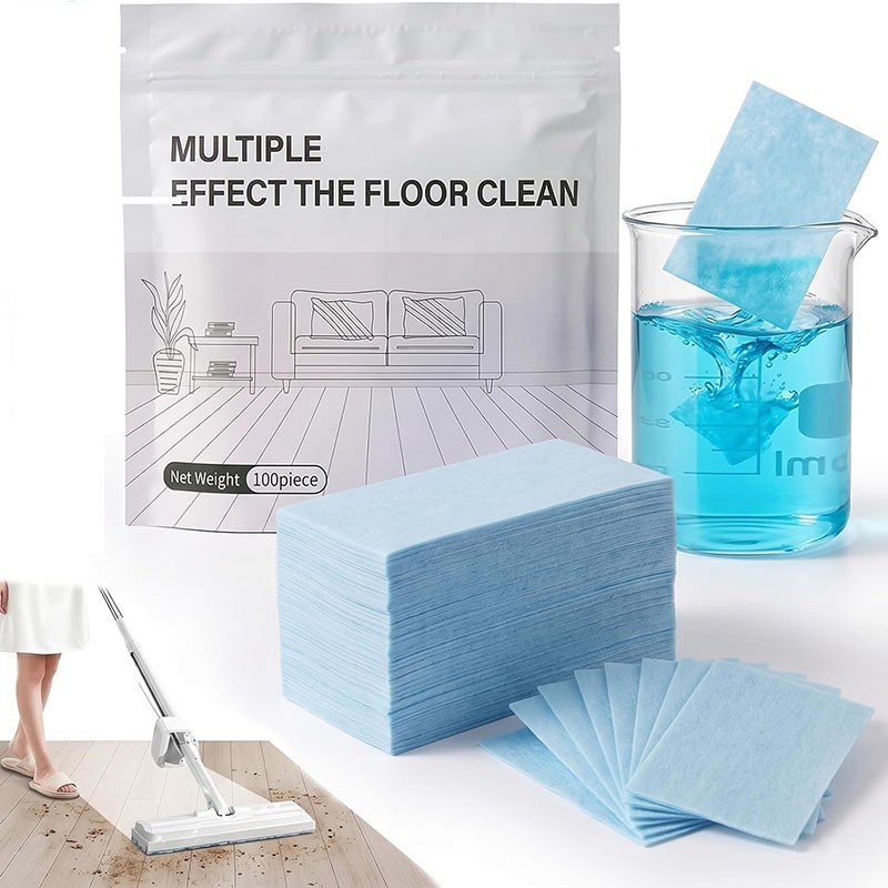 100Pcs Multi-Effect Floor Clean Floor Cleaning Tablets For Home Kitchen US