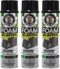 Leak Saver Foam Blaster AC Coil Cleaner for AC Unit, No Rinse Formula, 3PK, 18OZ