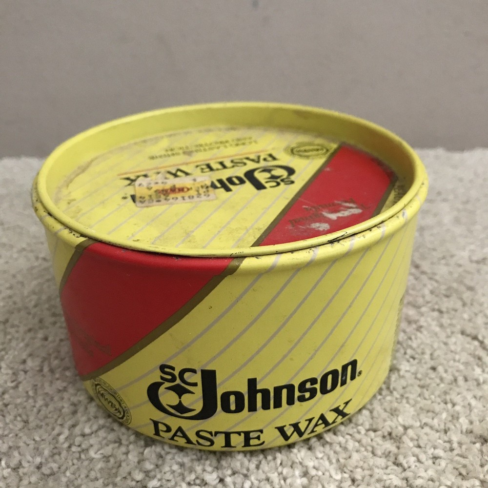 SC Johnson Paste Wax The Original Formula 16oz ~75% Full Discontinued