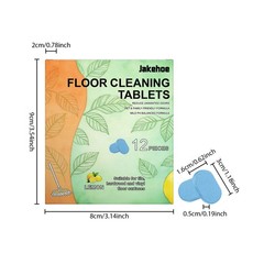 36PCS Floor Cleaning Tablets Dissolvable Floor Cleaner Tablets for Hard Floors