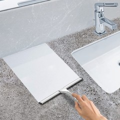 All-Purpose Stainless Steel Shower Squeegee for Shower Glass Door with 2 Adhe…
