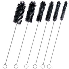 Straw Cleaner Brush Set,6 Piece 12″ Long Pipe Tube Bottle Brushes for Cleanin…