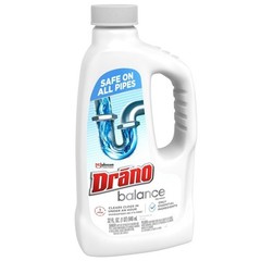 Non-Corrosive Drain Cleaner Gel Unclogs Pipes Fast Odor Removal Safe All Drains