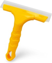 Silicone Blade Small Squeegee Shower Glass Squeegee Window 5.5×5.5inch Yellow