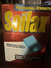Vintage 1 lb Box SOILAX Non-Sudsing Wall Floor Cleaner RCN Products Discontinued