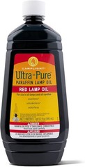 Lamplight ¼ Gallon (32 oz) Ultra-Pure Lamp Oil Red – liquid paraffin oil for