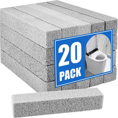 20Pack Pumice Stone for Toilet Cleaning Bowl Stick,Powerfully Cleans Hard Water