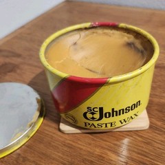 SC Johnson Paste Wax The Original Formula 16 oz 95% Full Discontinued Vintage
