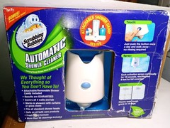 Scrubbing Bubbles Automatic Shower Cleaner Sprayer + 2 Refills + Caddy NEW
