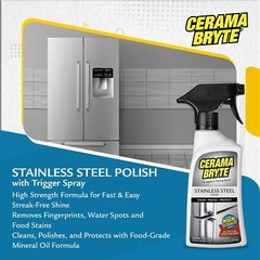 Cerama Bryte Stainless Steel Polish Spray,16 Fl Oz (Pack of 1)