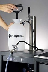 1 Gallon Hand Pump Kegerator Cleaning Kit – Pressurized, No-Rinse Cleaner, Easy