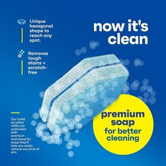 30-Pack Disposable Toilet Bowl Cleaner Scrubbers`/