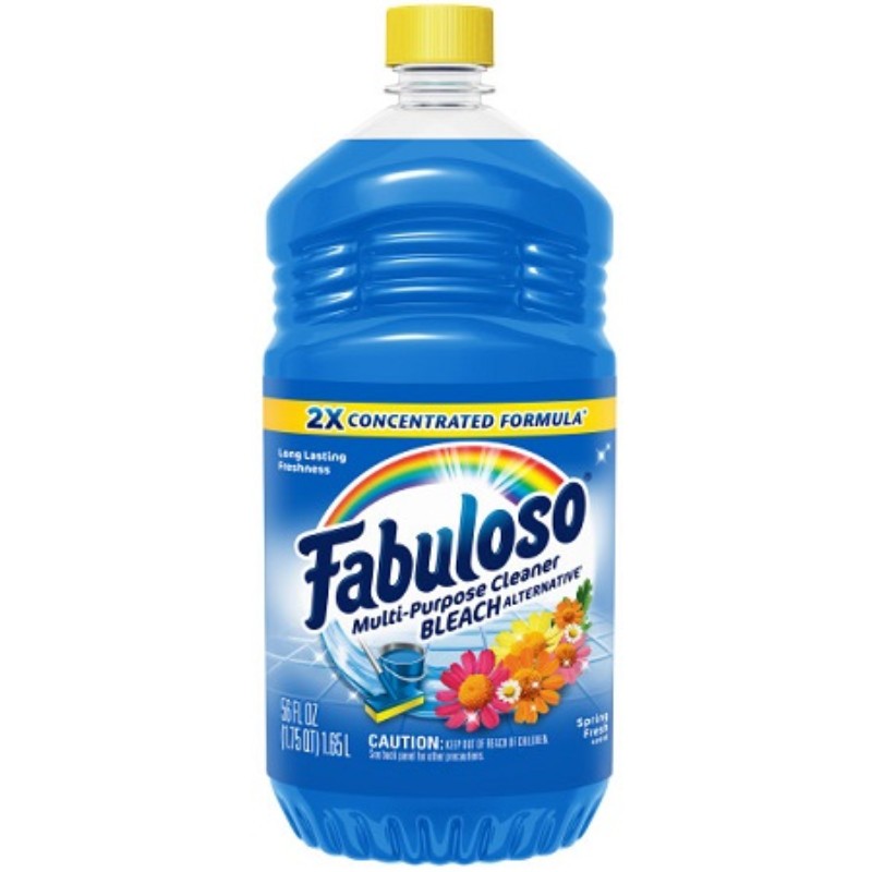 6x Fabuloso All Purpose Cleaner Spring Fresh Bleach Multi Purpose Lot Bulk 56oz