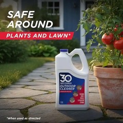 2 Pack 30 Seconds 1Gal Outdoor Cleaner Concentrate All-Surface for Mildew & Mold