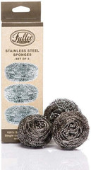 Stainless Steel Scrubbing Sponges – 1-Pack (1 Set of 3 = 3 Pieces) – Heavy Duty