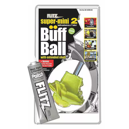 Flitz Sm 10250-50 Buffing Ball, Polishing Type, 2″ Size